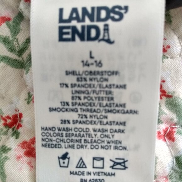 Nwt, lands end sz lg, swim top - Picture 7 of 7